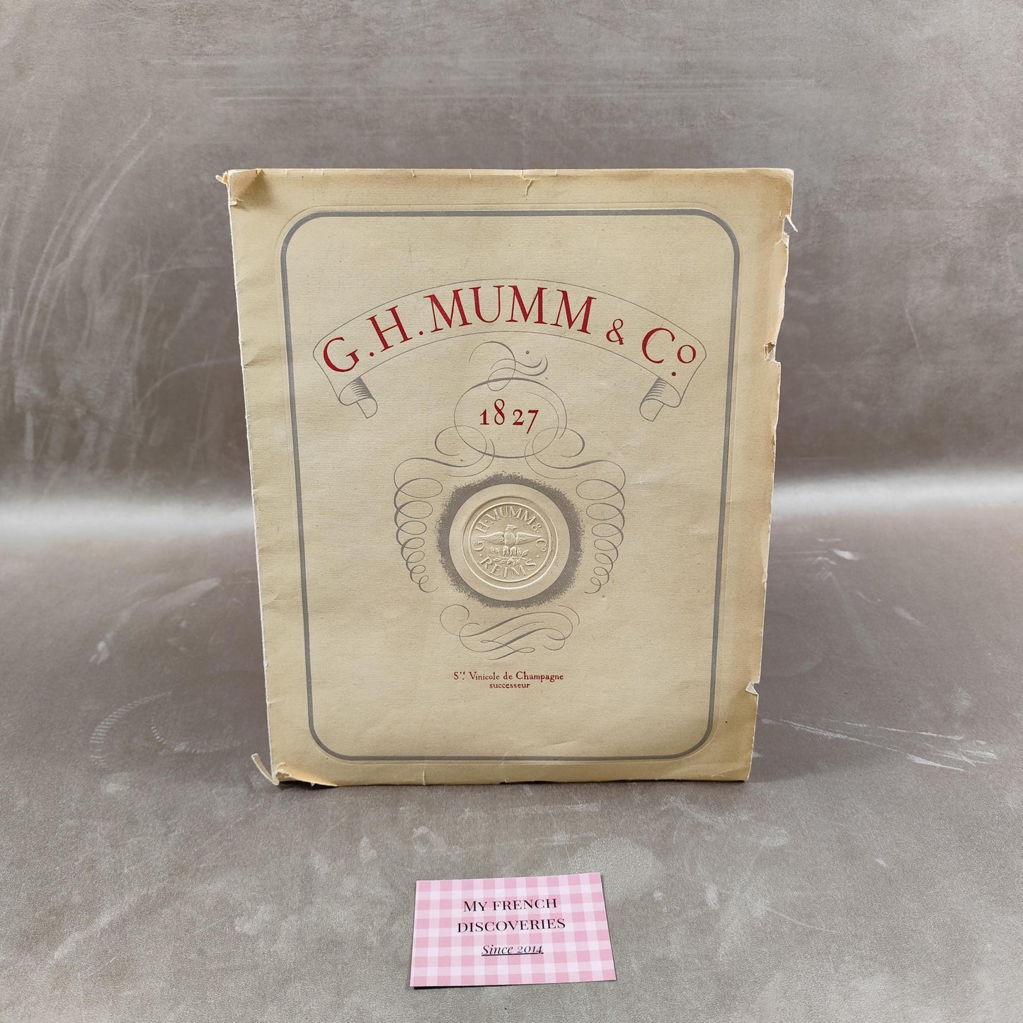 Catalogue ancien G.H. Mumm & Co 1827 Livre illustré Champagne Reims