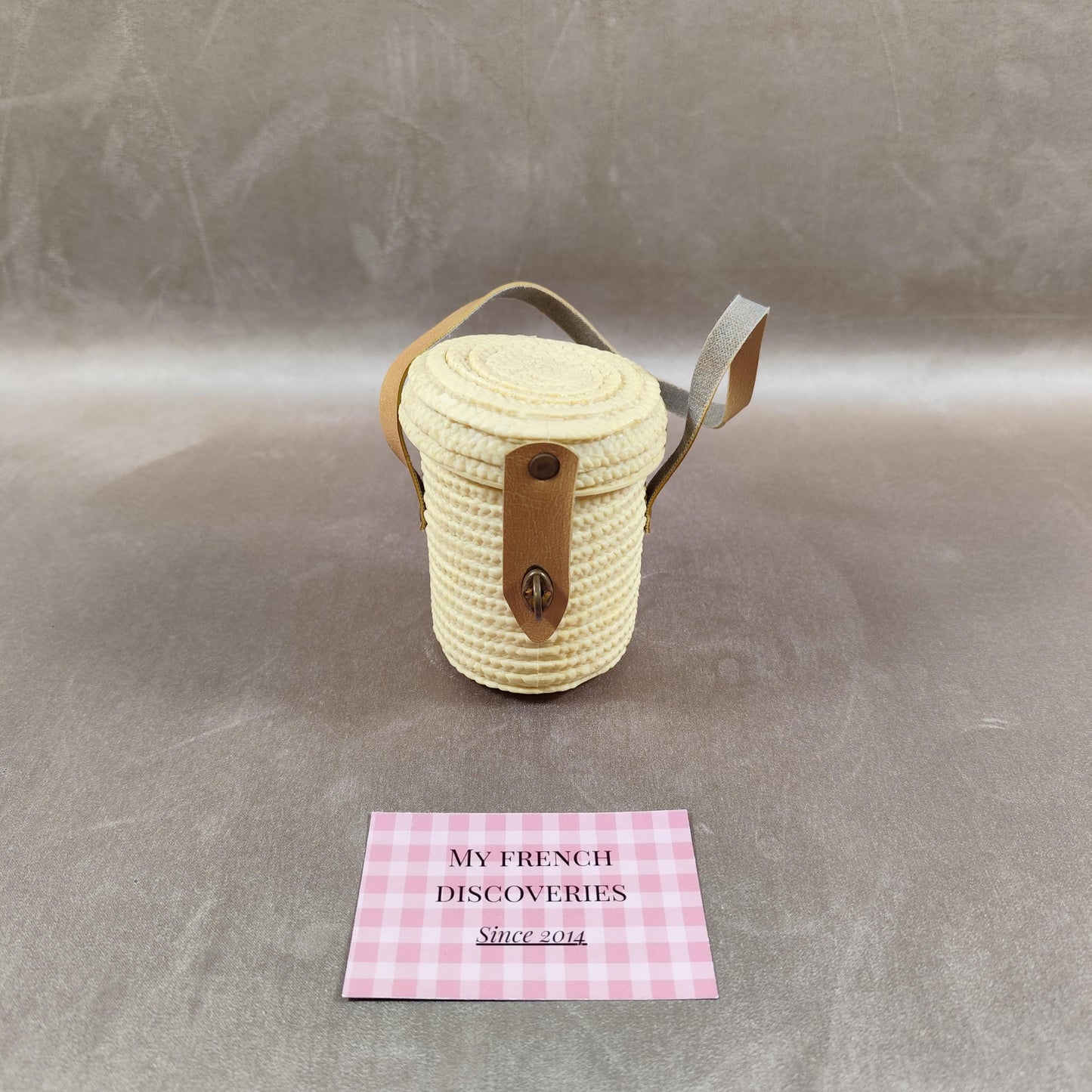 Verre de cure Vichy avec étui Verre de curiste gradué Thermalisme