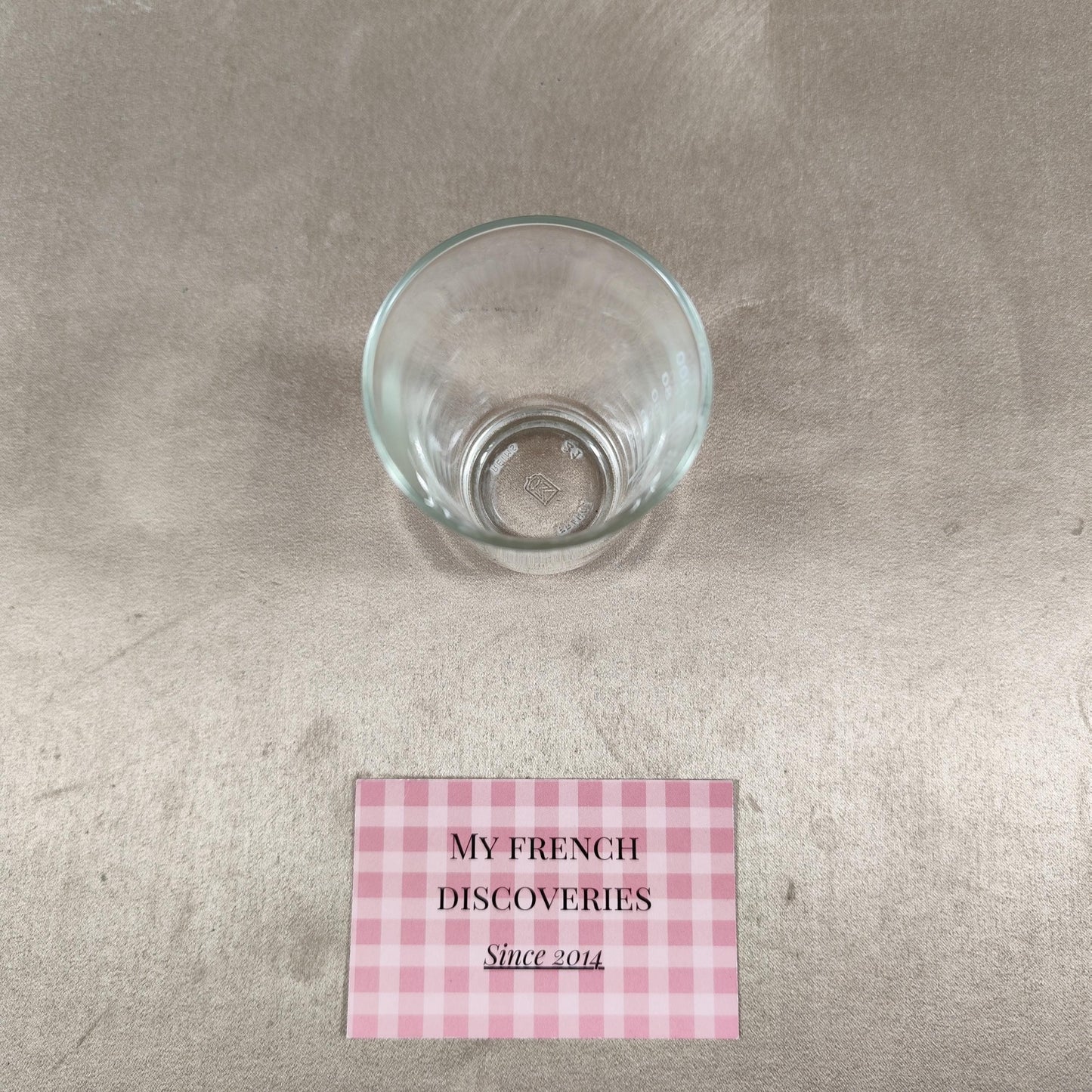 Verre de cure Vichy avec étui Verre de curiste gradué Thermalisme