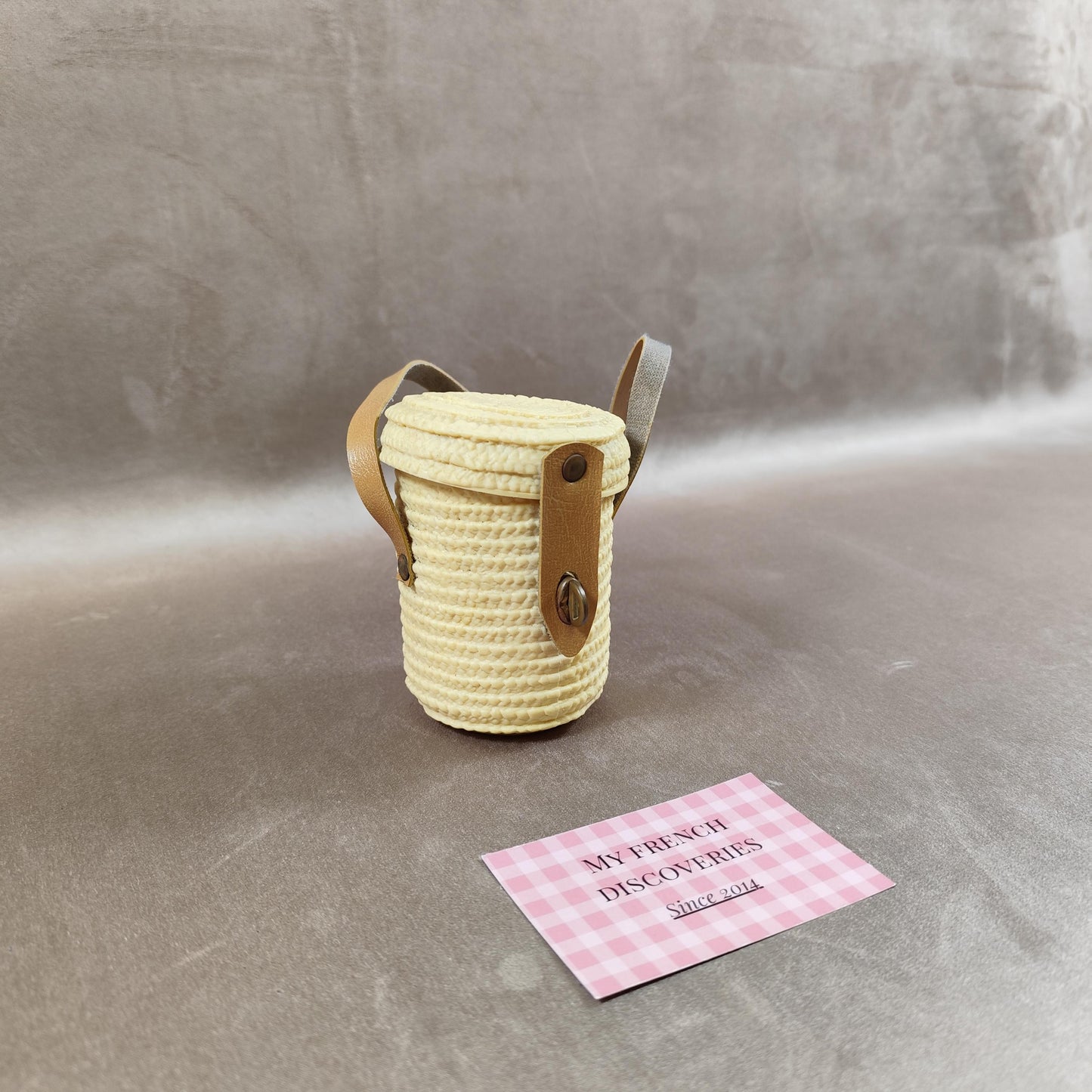 Verre de cure Vichy avec étui Verre de curiste gradué Thermalisme