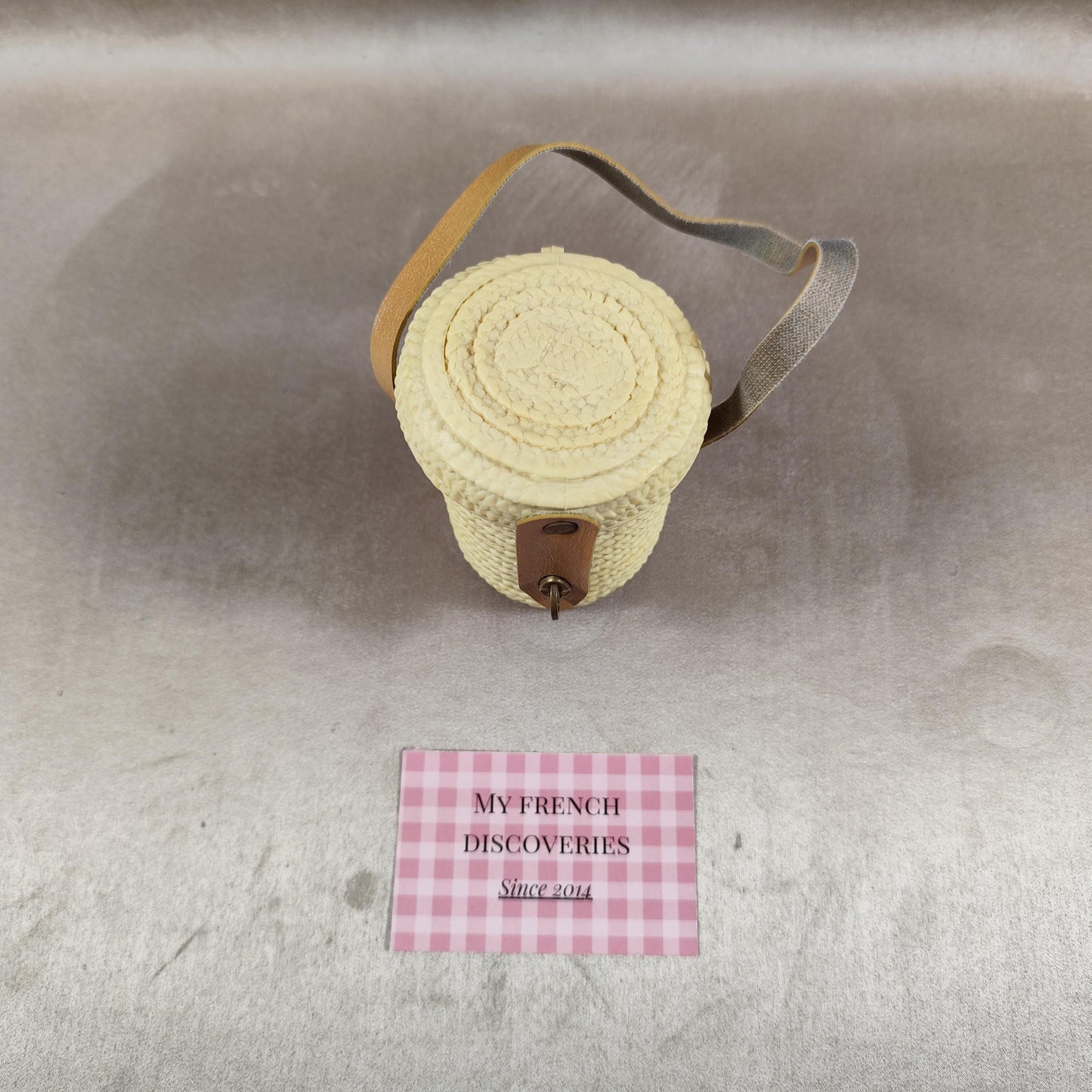 Verre de cure Vichy avec étui Verre de curiste gradué Thermalisme