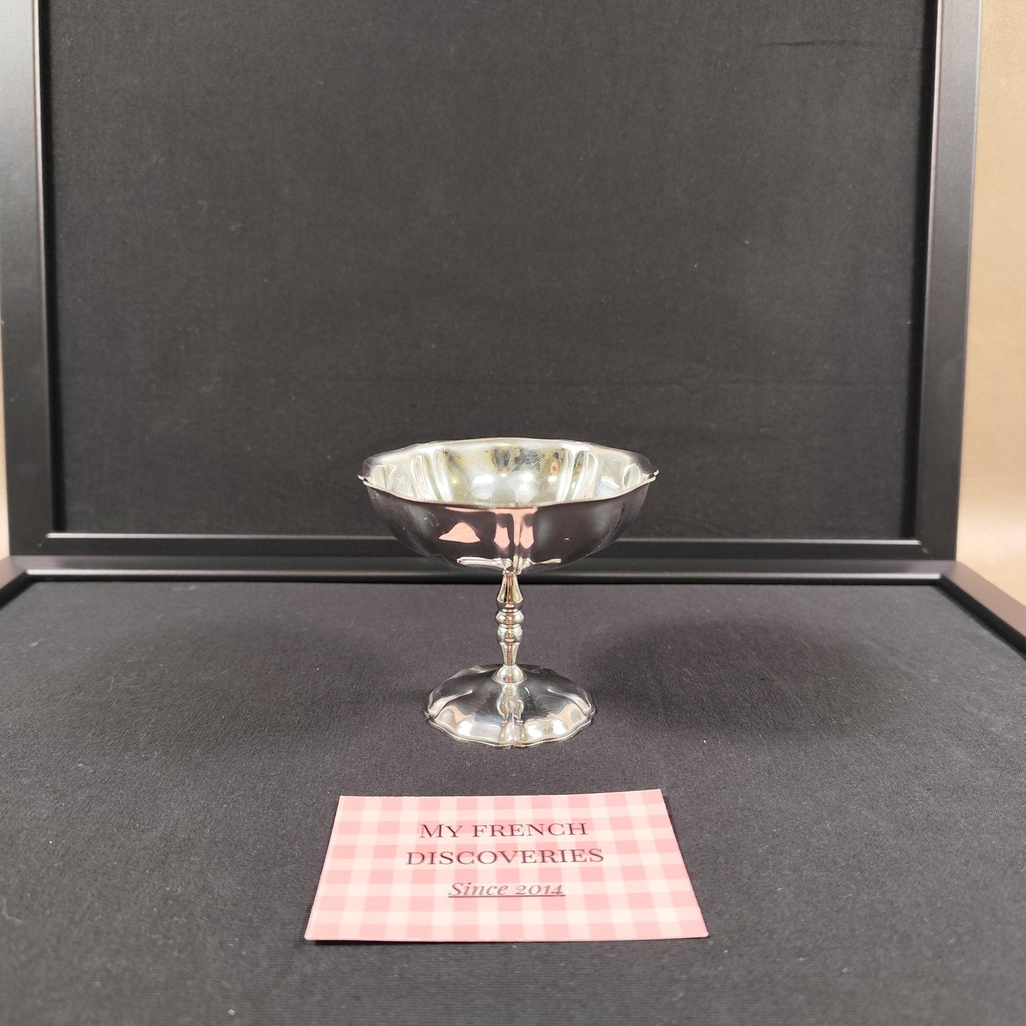 Lot de 6 coupes à glace vintage en inox Coupes dessert sur pied Art de la table