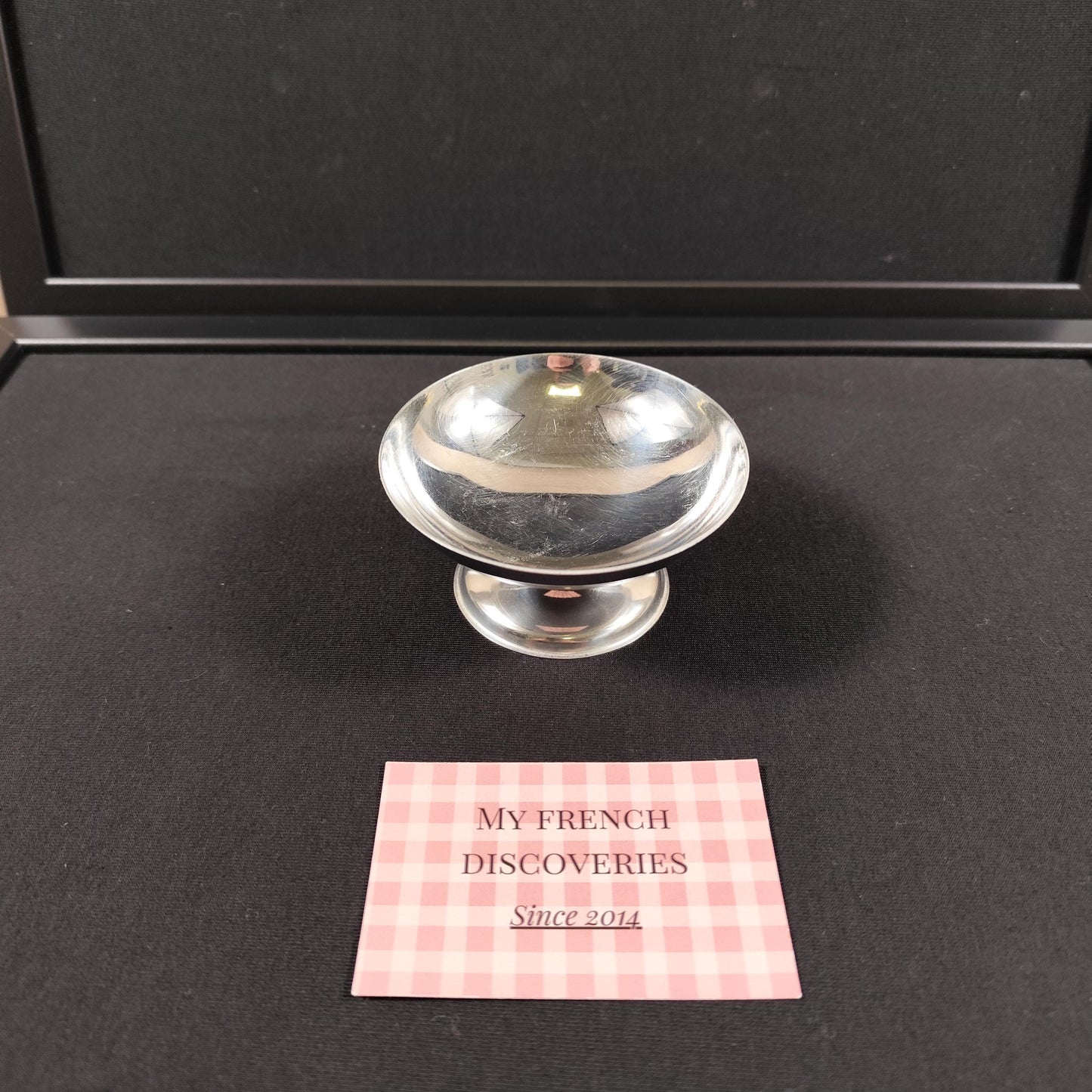 Lot de 6 coupes à glace Guy Degrenne en inox  Coupes dessert vintage  France