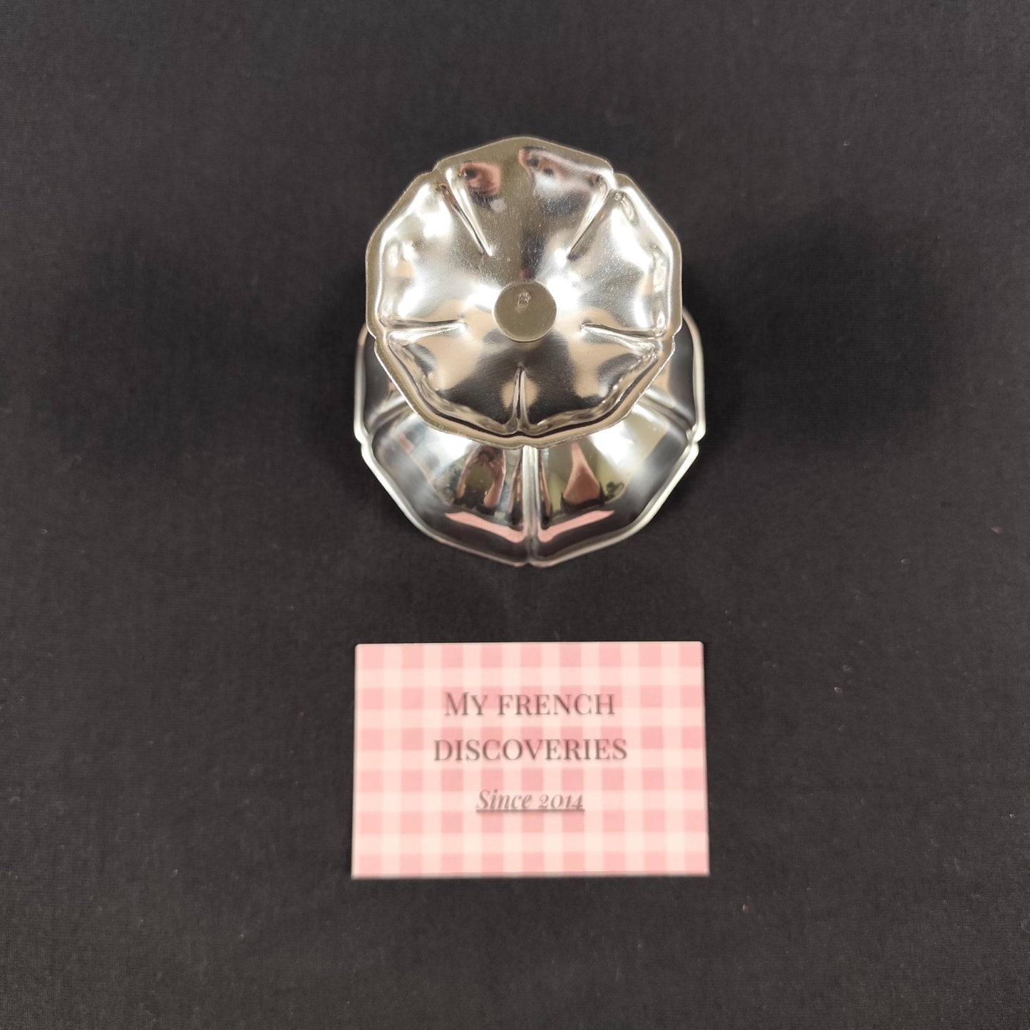 Ensemble de 8 coupes à glace vintage en inox  Coupes dessert sur pied