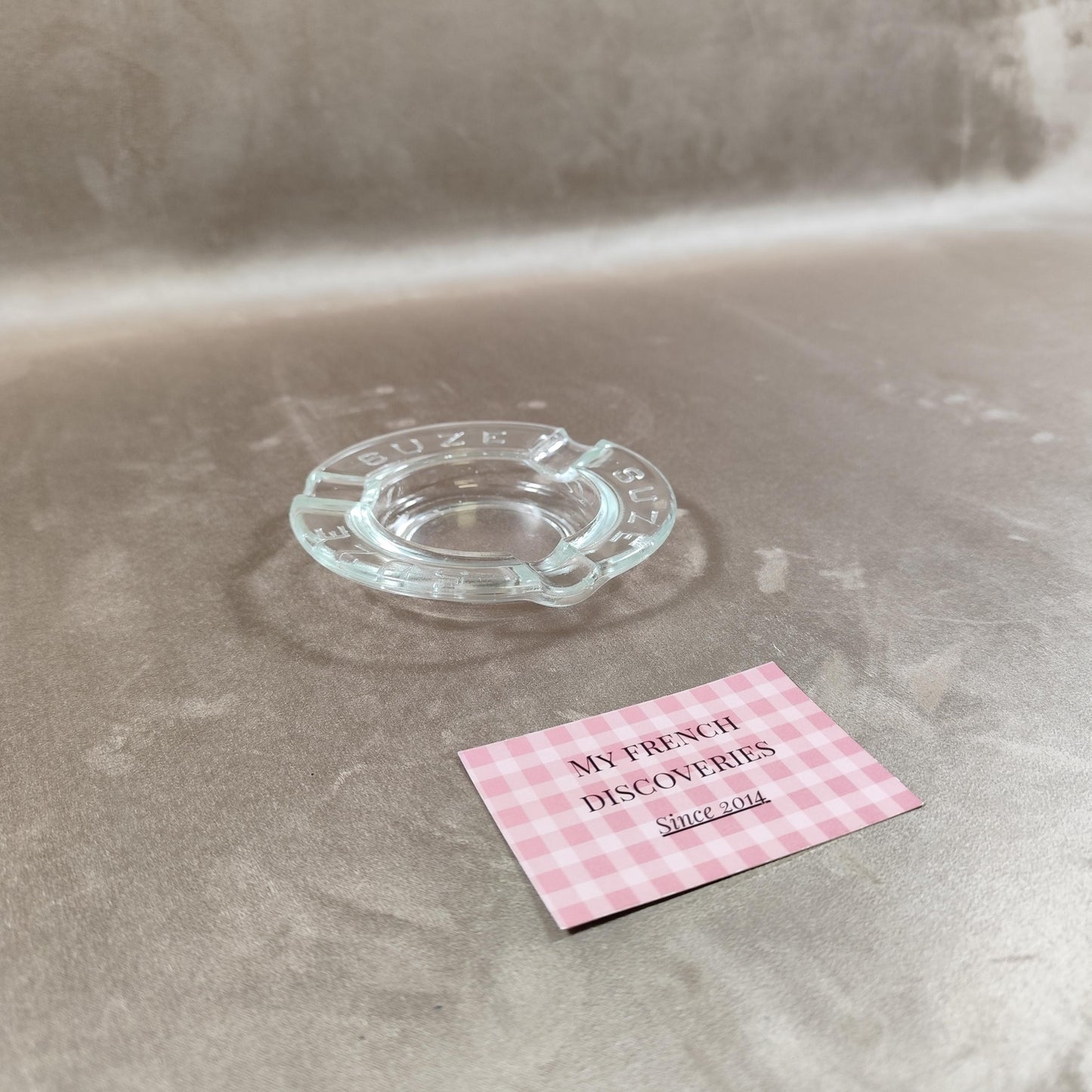 Cendrier publicitaire SUZE en verre Cendrier bistrot vintage