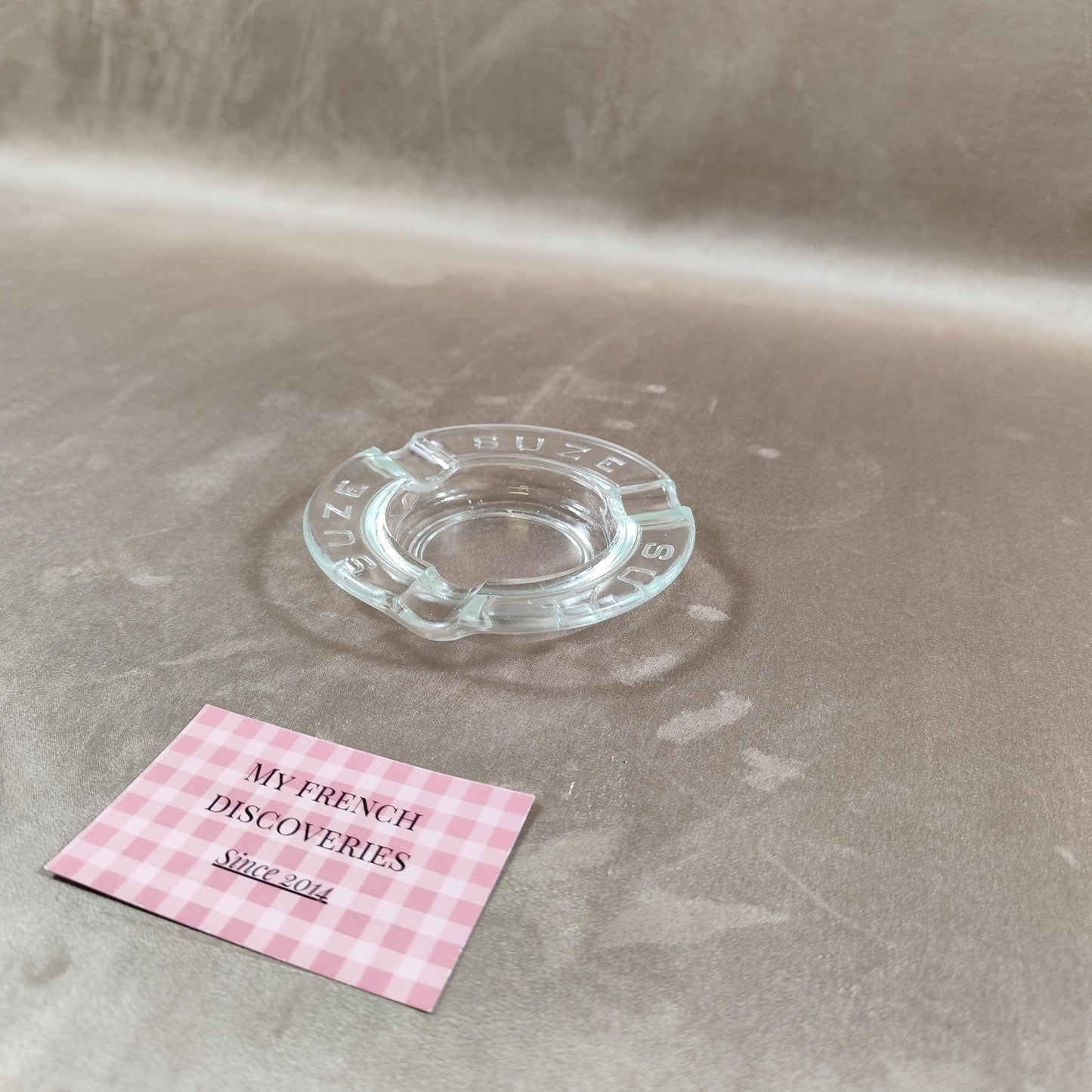 Cendrier publicitaire SUZE en verre Cendrier bistrot vintage