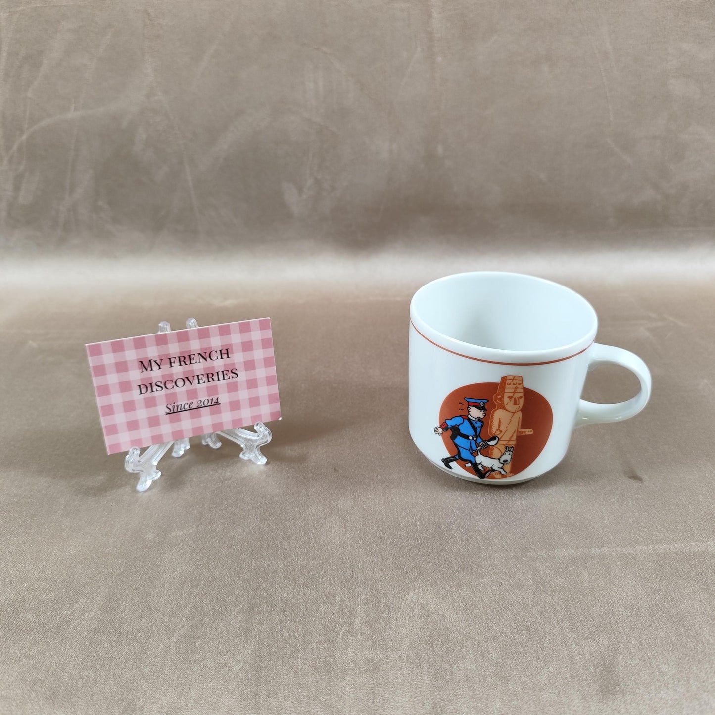 Mug Tintin LOreille Cassée en porcelaine Décor Hergé 1993 Tables & Couleurs