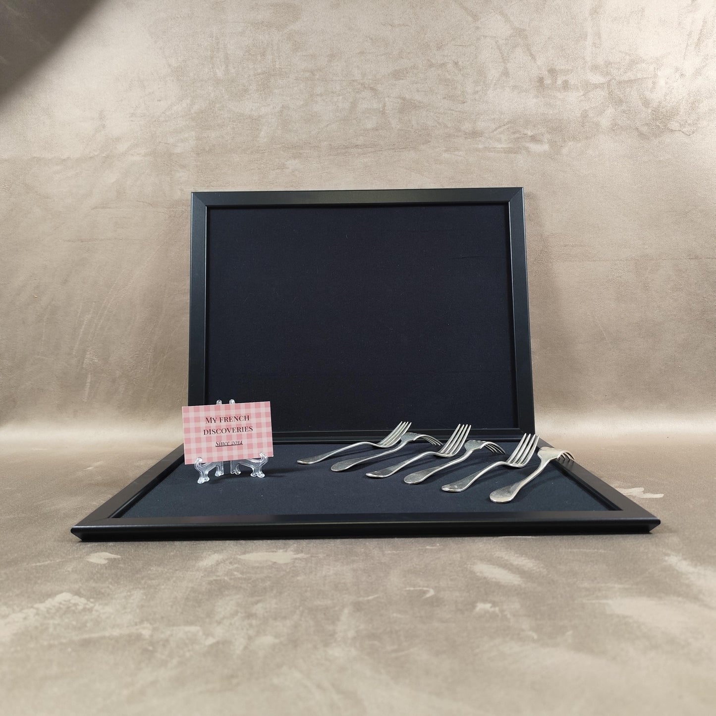 Lot de 6 fourchettes Christofle métal argenté Couverts vintage Table élégante