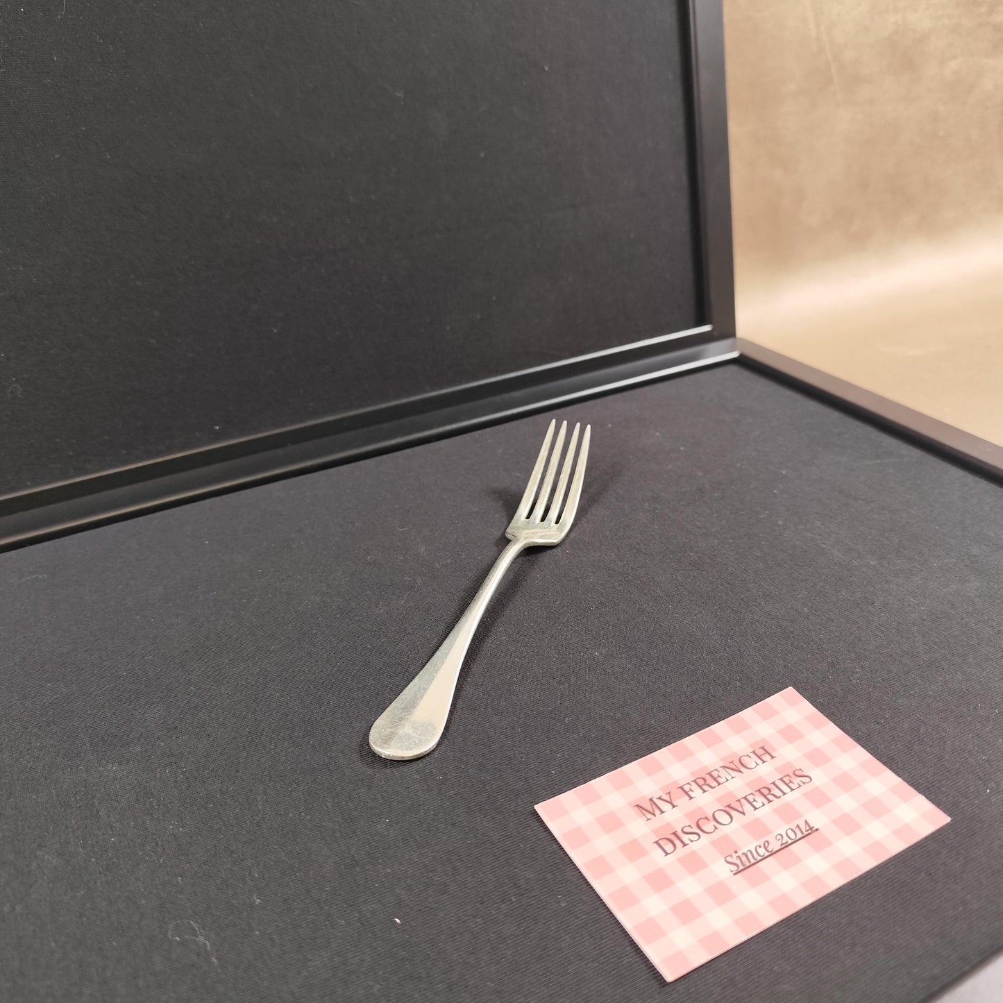 Lot de 6 fourchettes Christofle métal argenté Couverts vintage Table élégante