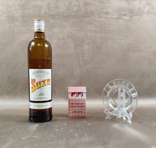 Cendrier publicitaire SUZE en verre Cendrier bistrot vintage