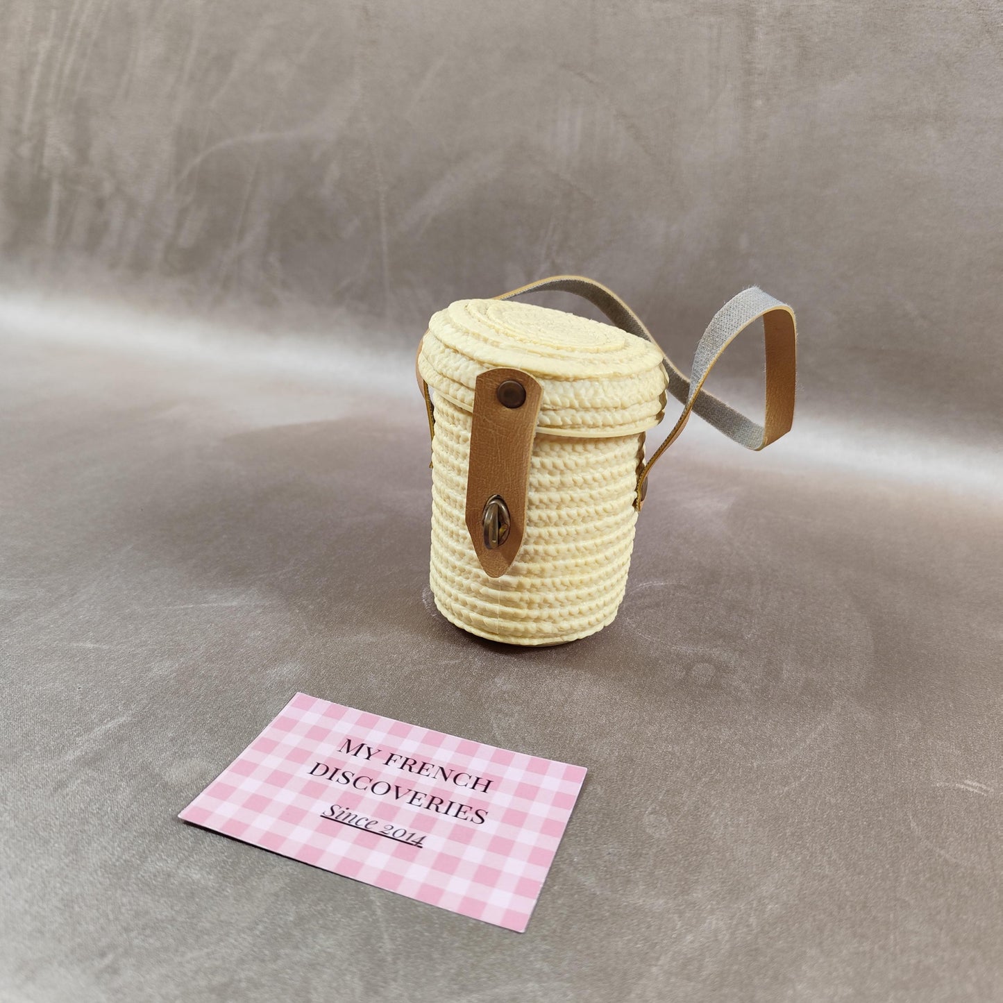 Verre de cure Vichy avec étui Verre de curiste gradué Thermalisme