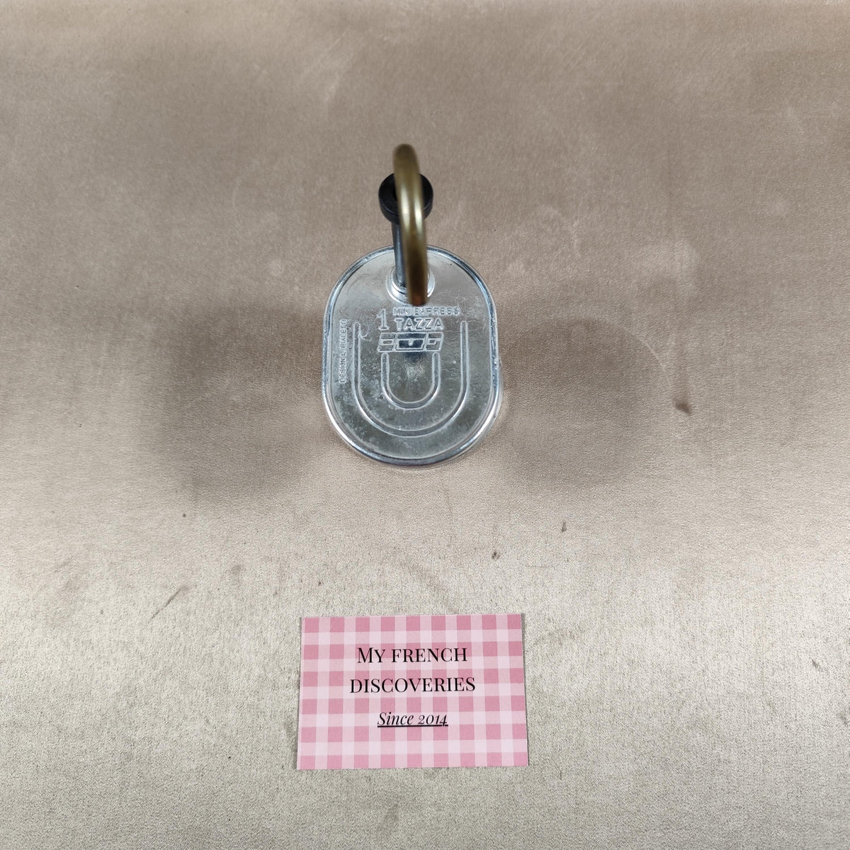 Mini cafetière italienne 1 tasse Mini Express Moka vintage aluminium