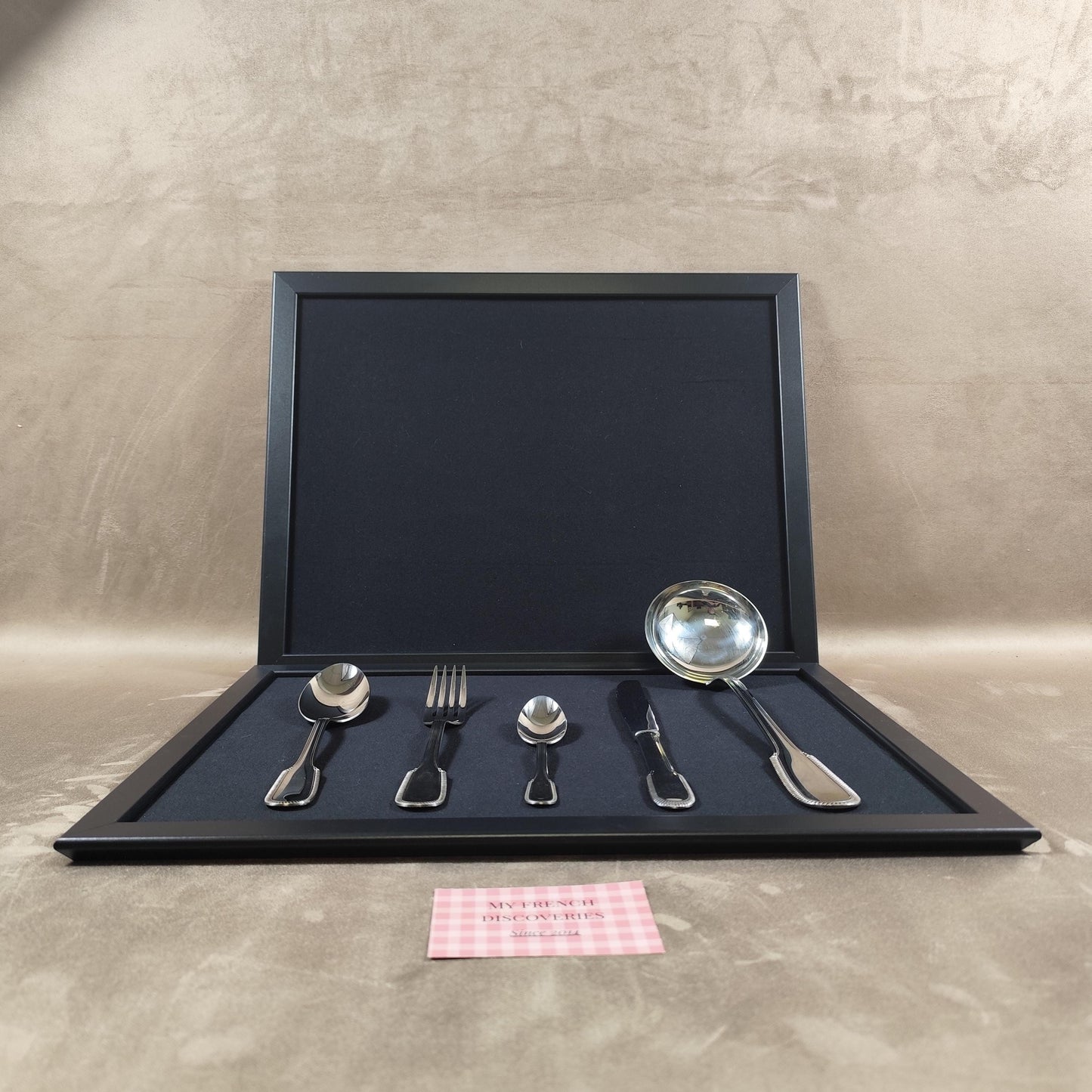 Ménagère Jean Couzon 49 pièces en inox Service de table complet 12 personnes