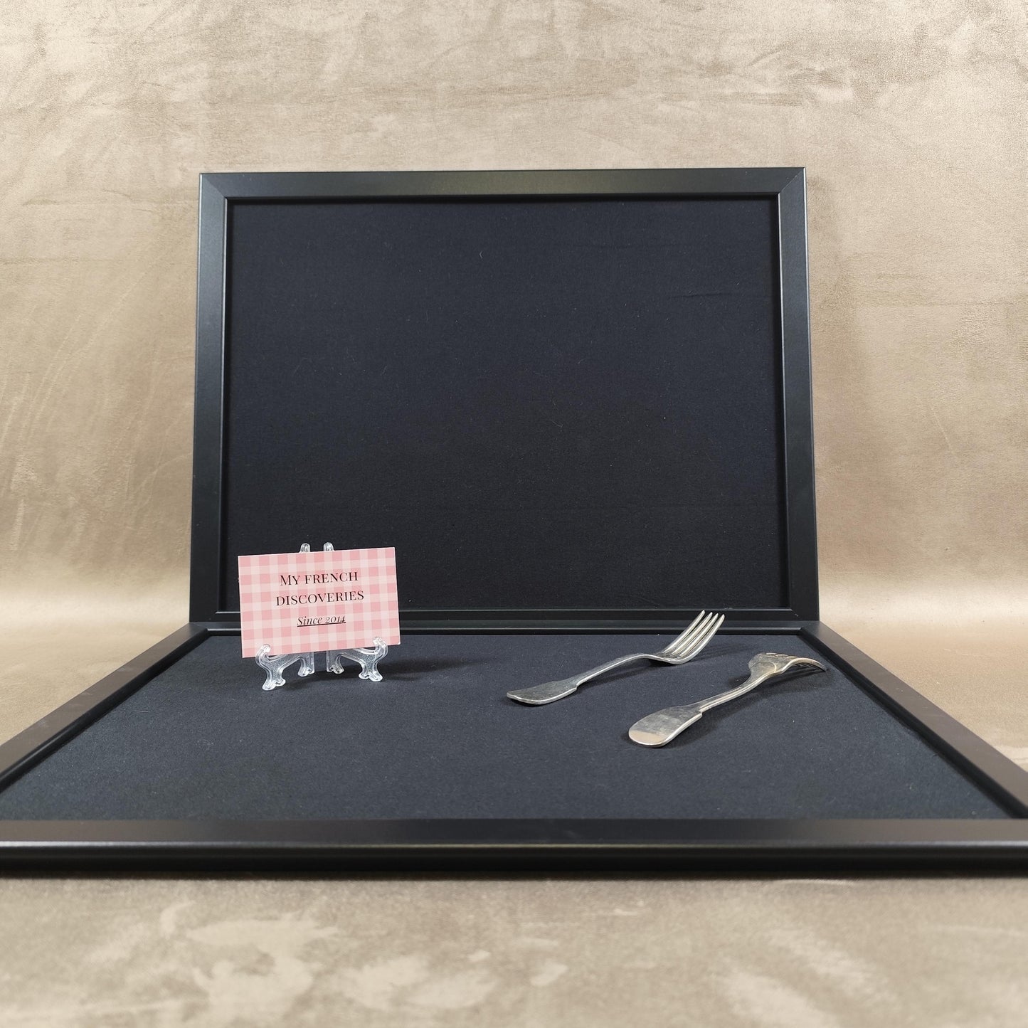 Paire de fourchettes Christofle métal argenté Modèle hôtel Remplacement service