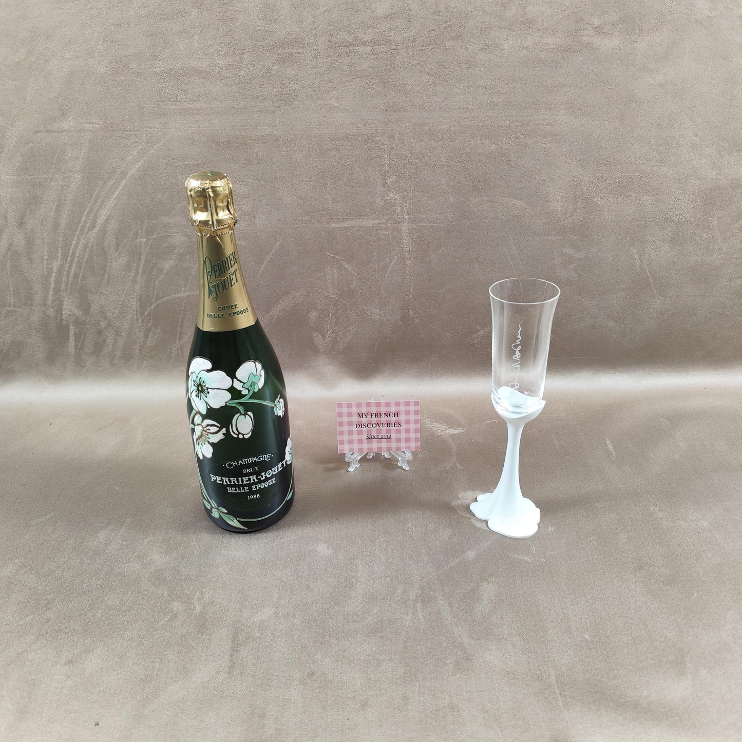 Flûte à champagne Perrier-Jouët 200 ans Verre Belle Époque Édition anniversaire