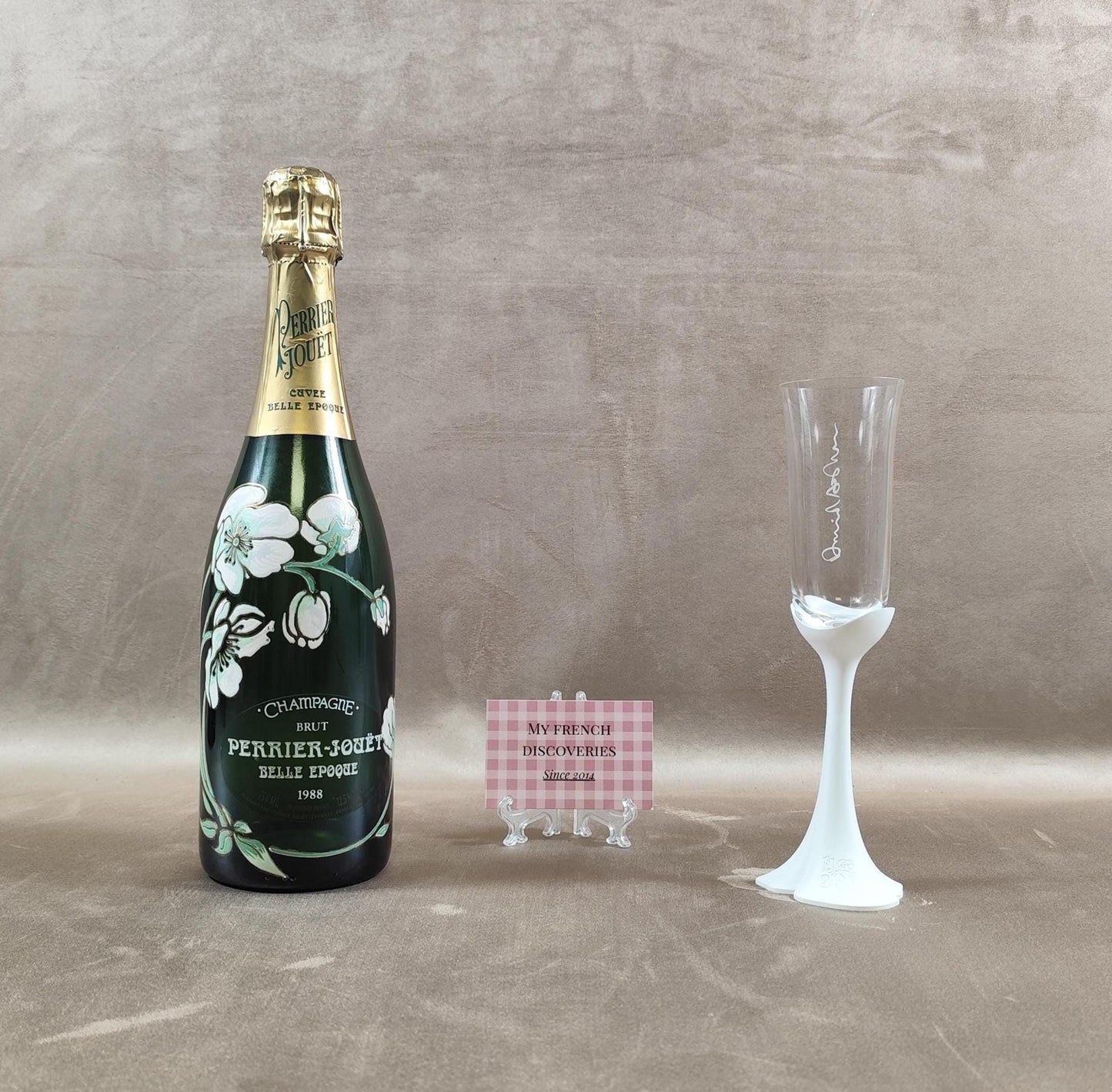 Flûte à champagne Perrier-Jouët 200 ans Verre Belle Époque Édition anniversaire