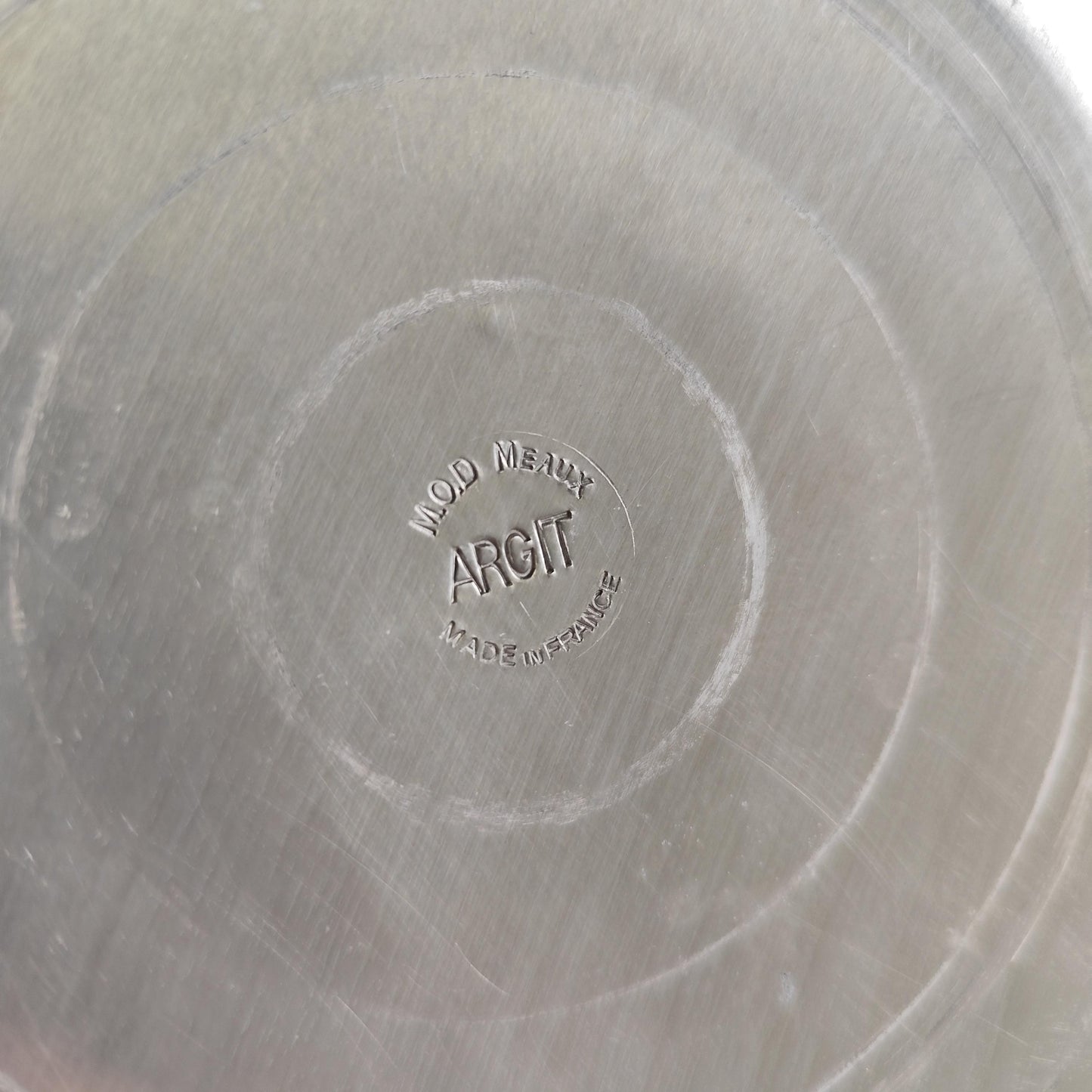 Seau à champagne Laurent Perrier en aluminium Rafraîchisseur vintage Reims
