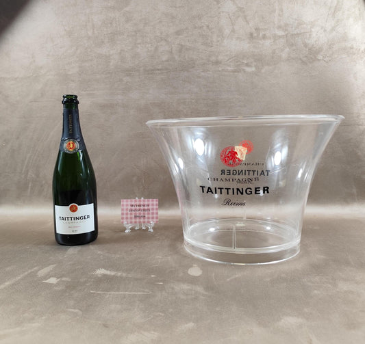 Vasque à champagne Taittinger en plastique Grand modèle 36 cm Seau à bouteilles