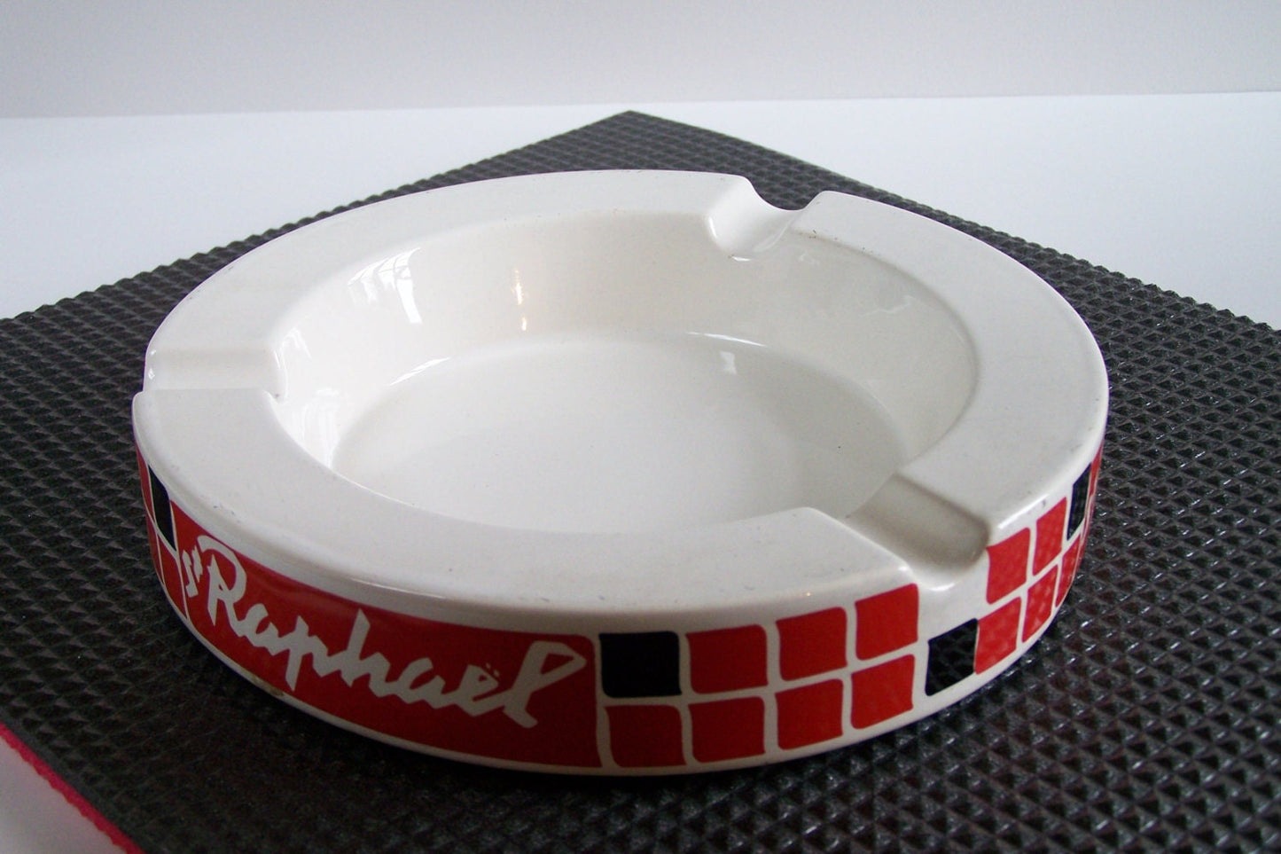 St Raphaël Aschenbecher Vintage runder Keramik Bar Aschenbecher Made in France